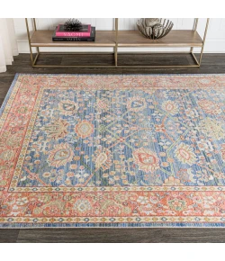 Jonathany Modern Persian MDP304C Plum/Terracotta Area Rug 4 ft. X 6 ft. Rectangle