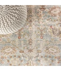 Alba Modern Faded Peshawar Light Blue/Ivory 3 ft. x 5 ft. Area Rug
