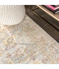 Alba Modern Faded Peshawar Light Blue/Ivory 3 ft. x 5 ft. Area Rug