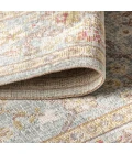 Alba Modern Faded Peshawar Light Blue/Ivory 3 ft. x 5 ft. Area Rug