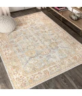 Alba Modern Faded Peshawar Light Blue/Ivory 3 ft. x 5 ft. Area Rug