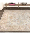 Alba Modern Faded Peshawar Light Blue/Ivory 3 ft. x 5 ft. Area Rug