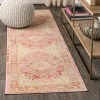 Jonathany Modern Persian MDP305A Deep Rose/Ivory Area Rug 2 ft. 2 in. X 8 ft. Runner