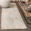 Jonathany Modern Persian MDP306B Light Blue/Ivory Area Rug 2 ft. 2 in. X 8 ft. Runner