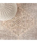 Lila Modern Tribal Medallion Gray/Ivory 3 ft. x 5 ft. Area Rug