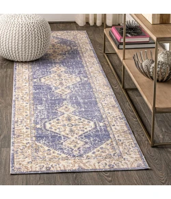 Jonathany Modern Persian MDP306D Lavender/Gray Area Rug 2 ft. 2 in. X 8 ft. Runner