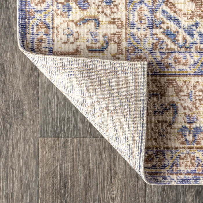 Lila Modern Tribal Medallion Lavender/Gray 8 ft. x 10 ft. Area Rug