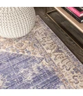 Lila Modern Tribal Medallion Lavender/Gray 8 ft. x 10 ft. Area Rug