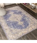 Lila Modern Tribal Medallion Lavender/Gray 8 ft. x 10 ft. Area Rug