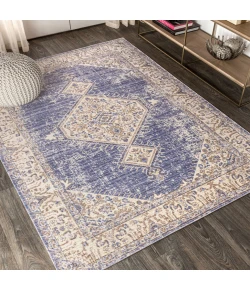 Jonathany Modern Persian MDP306D Lavender/Gray Area Rug 4 ft. X 6 ft. Rectangle