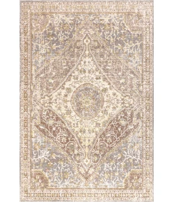 Jonathany Modern Persian MDP307A Gray/Brown Area Rug 4 ft. X 6 ft. Rectangle