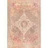 Jonathany Modern Persian MDP307B Brown/Pink Area Rug 4 ft. X 6 ft. Rectangle