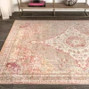 Jonathany Modern Persian MDP307B Brown/Pink Area Rug 5 ft. 3 in. X 7 ft. 7 in. Rectangle