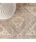 Darija Ornate Geometric Medallion Gray 5 ft. x 8 ft. Area Rug