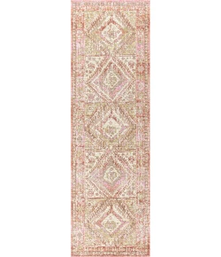 Jonathany Modern Persian MDP308B Pink Area Rug 2 ft. 2 in. X 8 ft. Runner