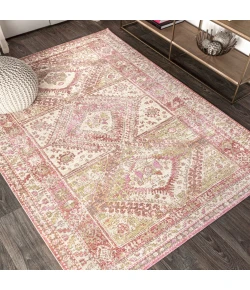 Jonathany Modern Persian MDP308B Pink Area Rug 3 ft. X 5 ft. Rectangle