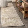 Jonathany Modern Persian MDP308D Light Blue/Ivory Area Rug 2 ft. 2 in. X 8 ft. Runner