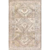 Jonathany Modern Persian MDP308D Light Blue/Ivory Area Rug 4 ft. X 6 ft. Rectangle