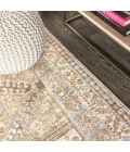Darija Ornate Geometric Medallion Light Blue/Ivory 3 ft. x 5 ft. Area Rug