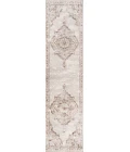 Alhambra Ornate Medallion Modern Cream/Red 2 ft. x 10 ft. Runner Rug