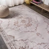 Jonathany Modern Persian MDP400A Cream/Red Area Rug 4 ft. 3 in. X 6 ft. Rectangle