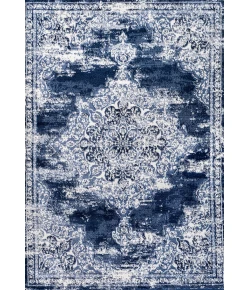 Jonathany Modern Persian MDP400C Navy/Ivory Area Rug 4 ft. 3 in. X 6 ft. Rectangle