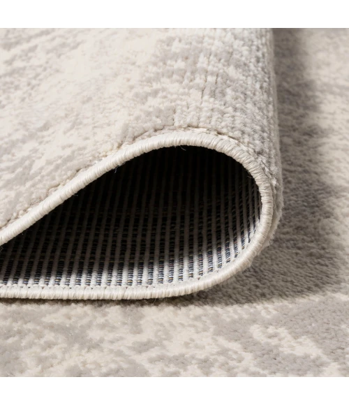 Alhambra Ornate Medallion Modern Ivory 2 ft. x 10 ft. Runner Rug