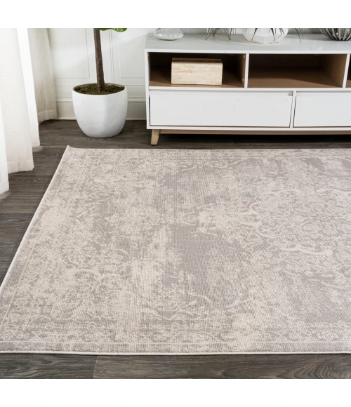 Alhambra Ornate Medallion Modern Ivory 4 ft. x 6 ft. Area Rug