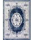 Rosalia Cottage Medallion Ivory/Navy 3 ft. x 5 ft. Area Rug