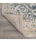 Rosalia Cottage Medallion Navy/Ivory 4 ft. x 6 ft. Area Rug