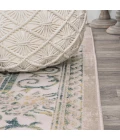 Rosalia Cottage Medallion Navy/Ivory 4 ft. x 6 ft. Area Rug