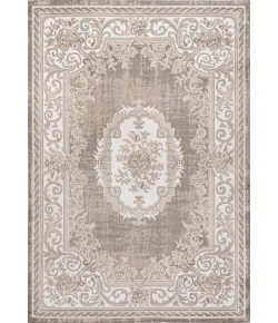 Jonathany Modern Persian MDP401D Gray/Ivory Area Rug 4 ft. 3 in. X 6 ft. Rectangle