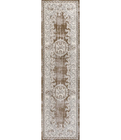 Jonathan Y MODERN PERSIAN Brown MDP401E 2ft.-2in. X 8ft. Rect. Rug