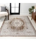 Jonathan Y MODERN PERSIAN Brown MDP401E 3ft. X 5ft. Rect. Rug