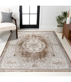 Jonathan Y MODERN PERSIAN Brown MDP401E 3ft. X 5ft. Rect. Rug