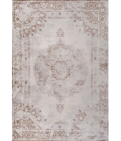 Jonathany Modern Persian MDP402A Brown/Cream Area Rug 3 ft. X 5 ft. Rectangle