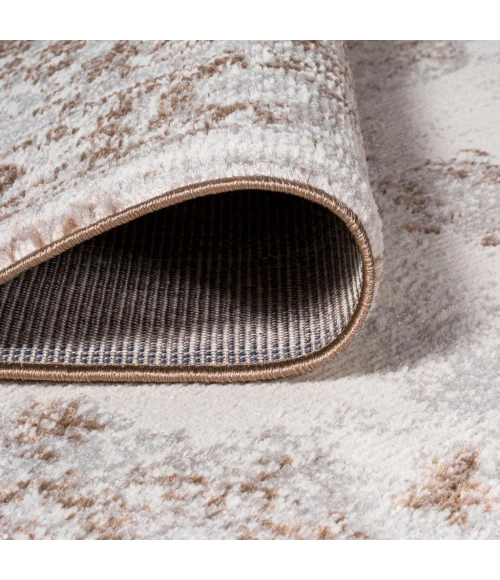 Rosalia Cottage Medallion Brown/Cream 3 ft. x 5 ft. Area Rug