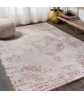 Rosalia Cottage Medallion Brown/Cream 3 ft. x 5 ft. Area Rug