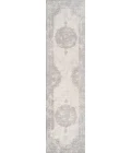 Rosalia Cottage Medallion Gray/Ivory 2 ft. x 8 ft. Runner Rug