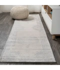 Rosalia Cottage Medallion Gray/Ivory 2 ft. x 8 ft. Runner Rug