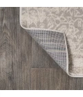 Rosalia Cottage Medallion Gray/Ivory 2 ft. x 8 ft. Runner Rug