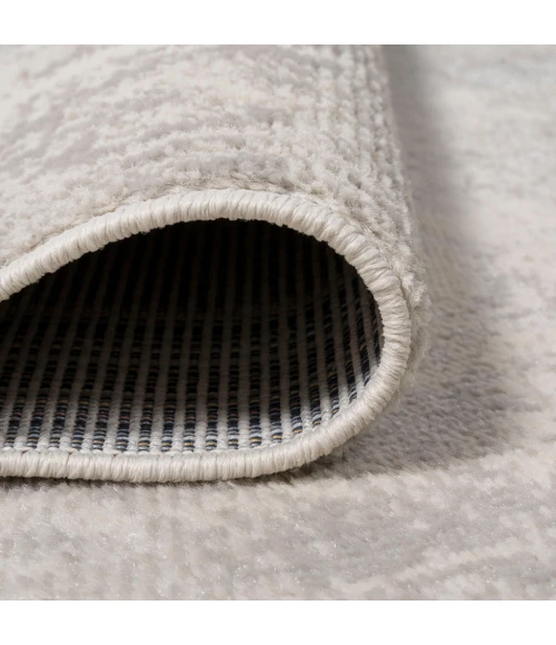 Rosalia Cottage Medallion Gray/Ivory 2 ft. x 8 ft. Runner Rug
