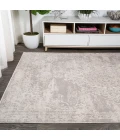 Rosalia Cottage Medallion Gray/Ivory 3 ft. x 5 ft. Area Rug
