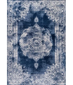 Jonathany Modern Persian MDP403D Navy/Ivory Area Rug 5 ft. 3 in. X 7 ft. 6 in. Rectangle