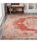 Rosalia Cottage Medallion Peach/Ivory 3 ft. x 5 ft. Area Rug