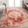 Jonathany Modern Persian MDP403F Peach/Ivory Area Rug 4 ft. 3 in. X 6 ft. Rectangle