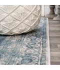 Rosalia Cottage Medallion Ivory/Blue 3 ft. x 5 ft. Area Rug