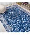 Soleiman Modern Persian Navy 4 ft. x 6 ft. Area Rug