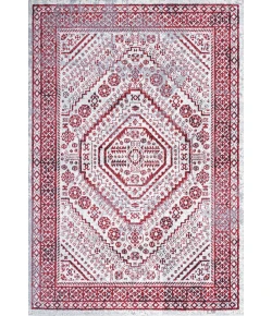 Jonathany Modern Persian MDP501A Red/Ivory Area Rug 3 ft. X 5 ft. Rectangle