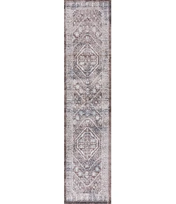 Jonathany Modern Persian MDP501B Brown/Ivory Area Rug 2 ft. X 8 ft. Runner
